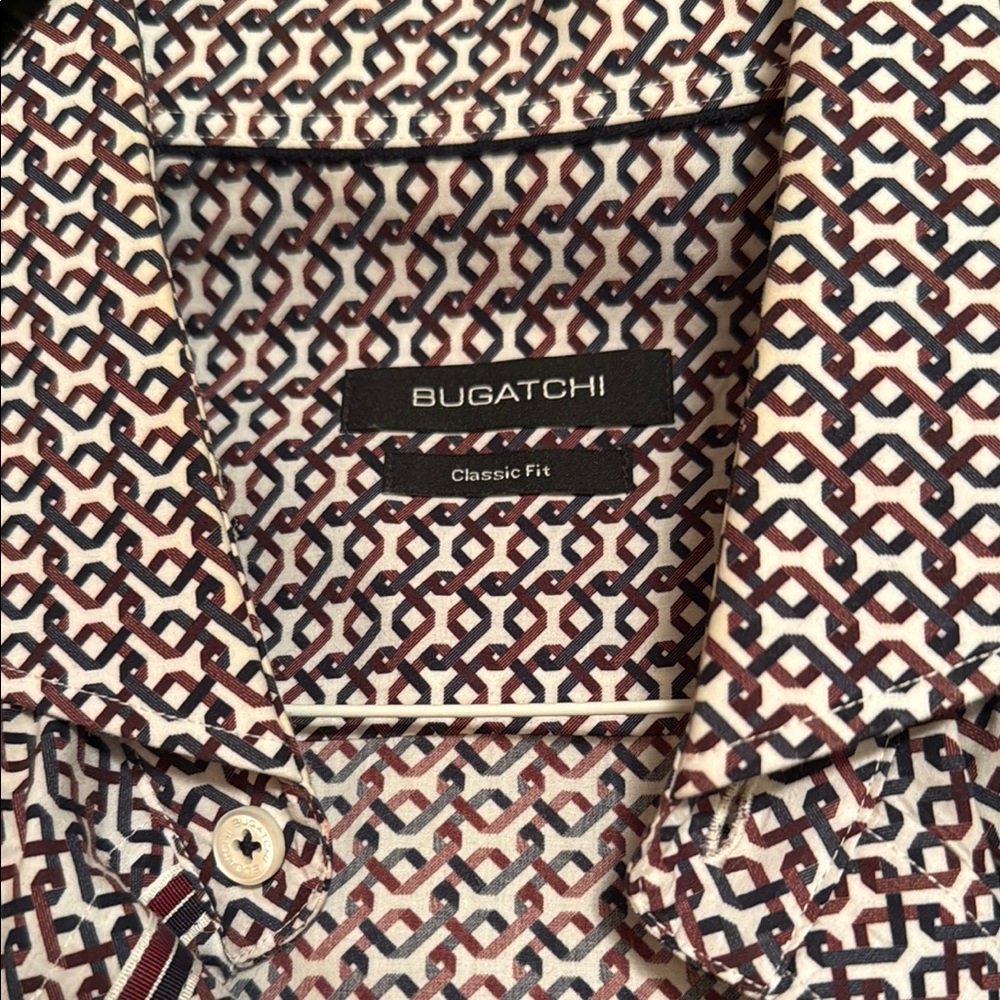 Bugatchi Geometric Pattern Shirt
